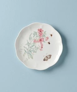 Lenox Butterfly Meadow Gold Accent Plate Dinnerware