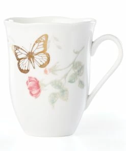 Lenox Butterfly Meadow Gold Mug Dinnerware