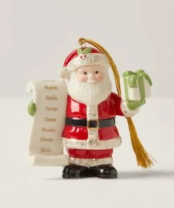 Lenox Personalized Ornaments Santa's List Ornament