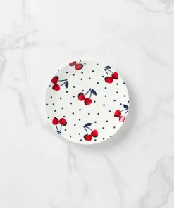 Kate Spade Vintage Cherry Dot Accent Plate