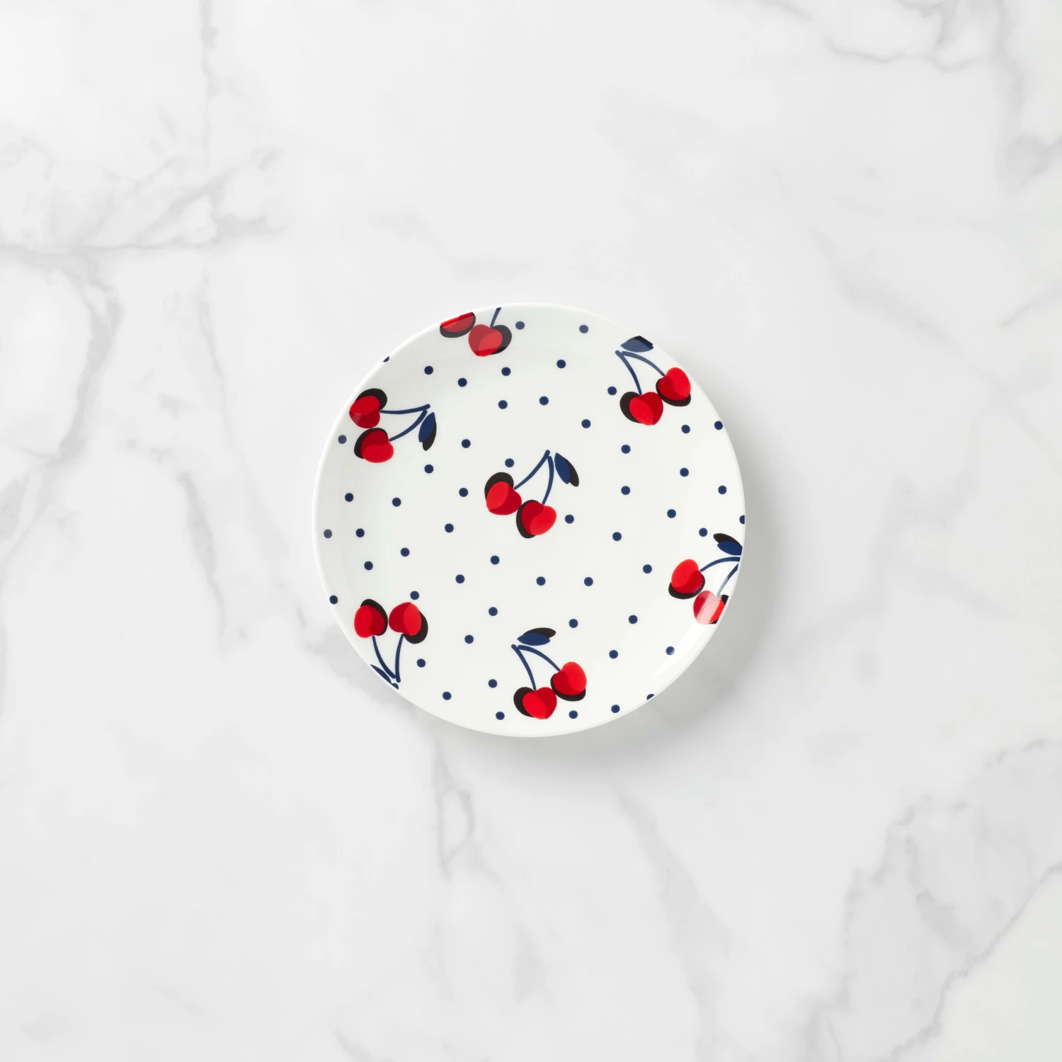 Kate Spade Vintage Cherry Dot Accent Plate