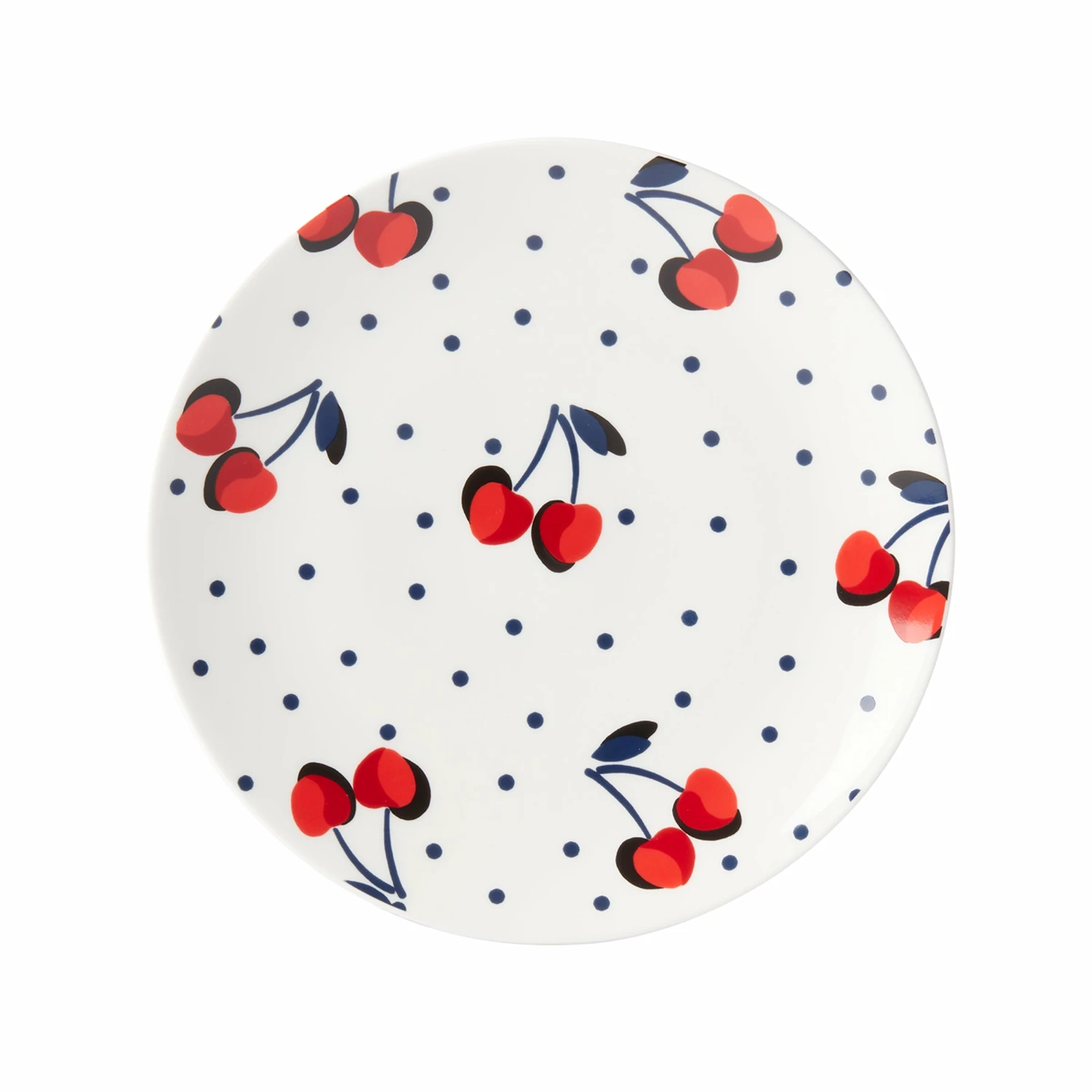 Kate Spade Vintage Cherry Dot Accent Plate