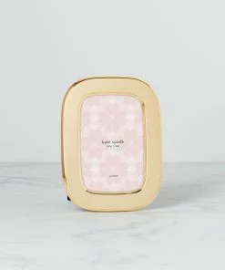 Kate Spade South Street 4" X 6" Gold Oval Frame Home Décor