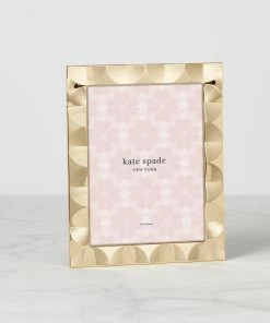 Kate Spade South Street 8" X 10" Gold Scallop Frame Home Décor