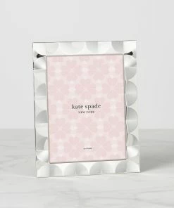 Kate Spade South Street 8" X 10" Silver Scallop Frame Home Décor