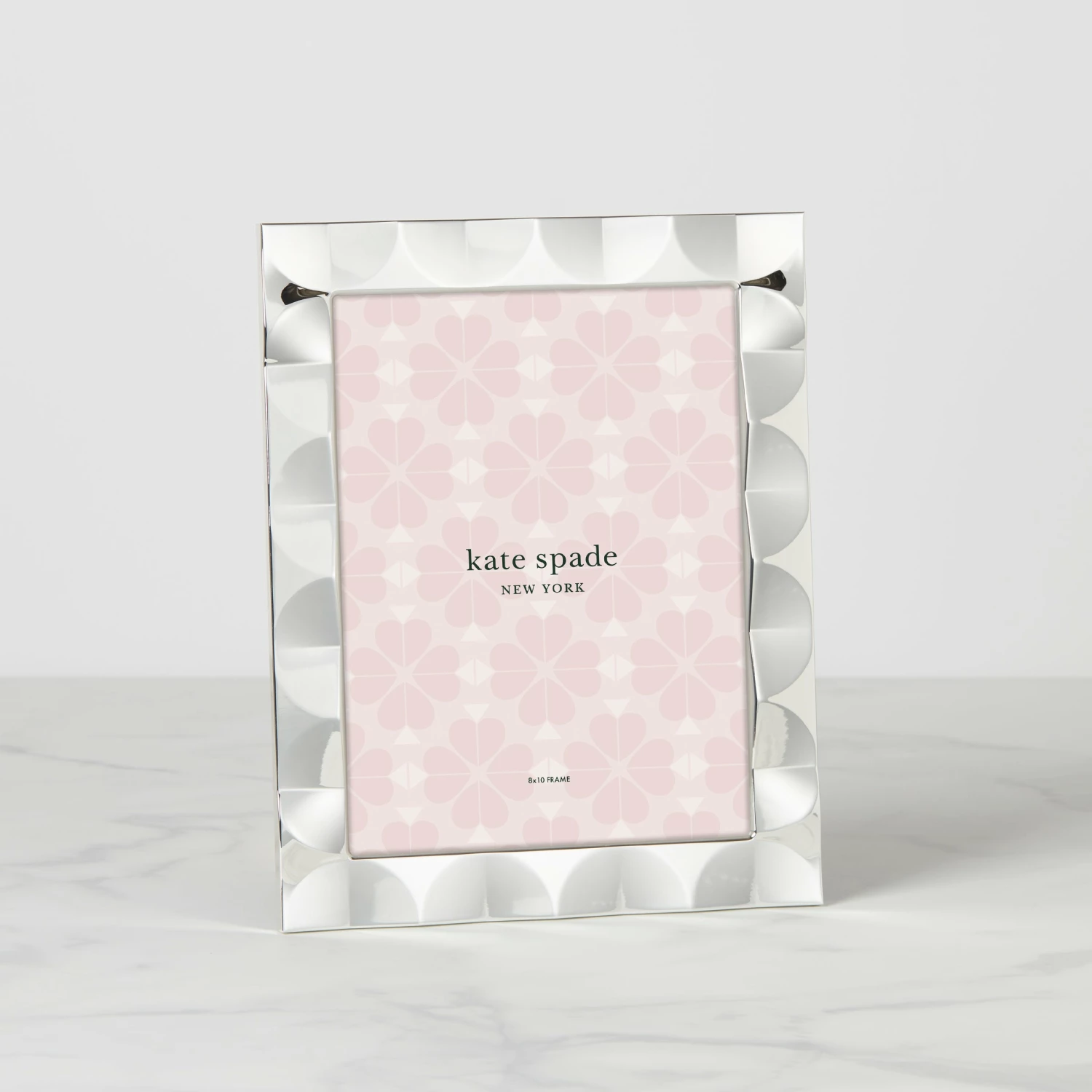 Kate Spade South Street 8" X 10" Silver Scallop Frame Home Décor