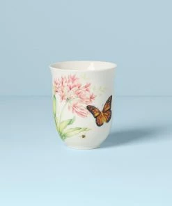Lenox Butterfly Meadow Thermal Tea Mug Dinnerware