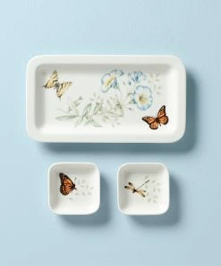 Lenox Butterfly Meadow Sushi Plate & Bowls Dinnerware