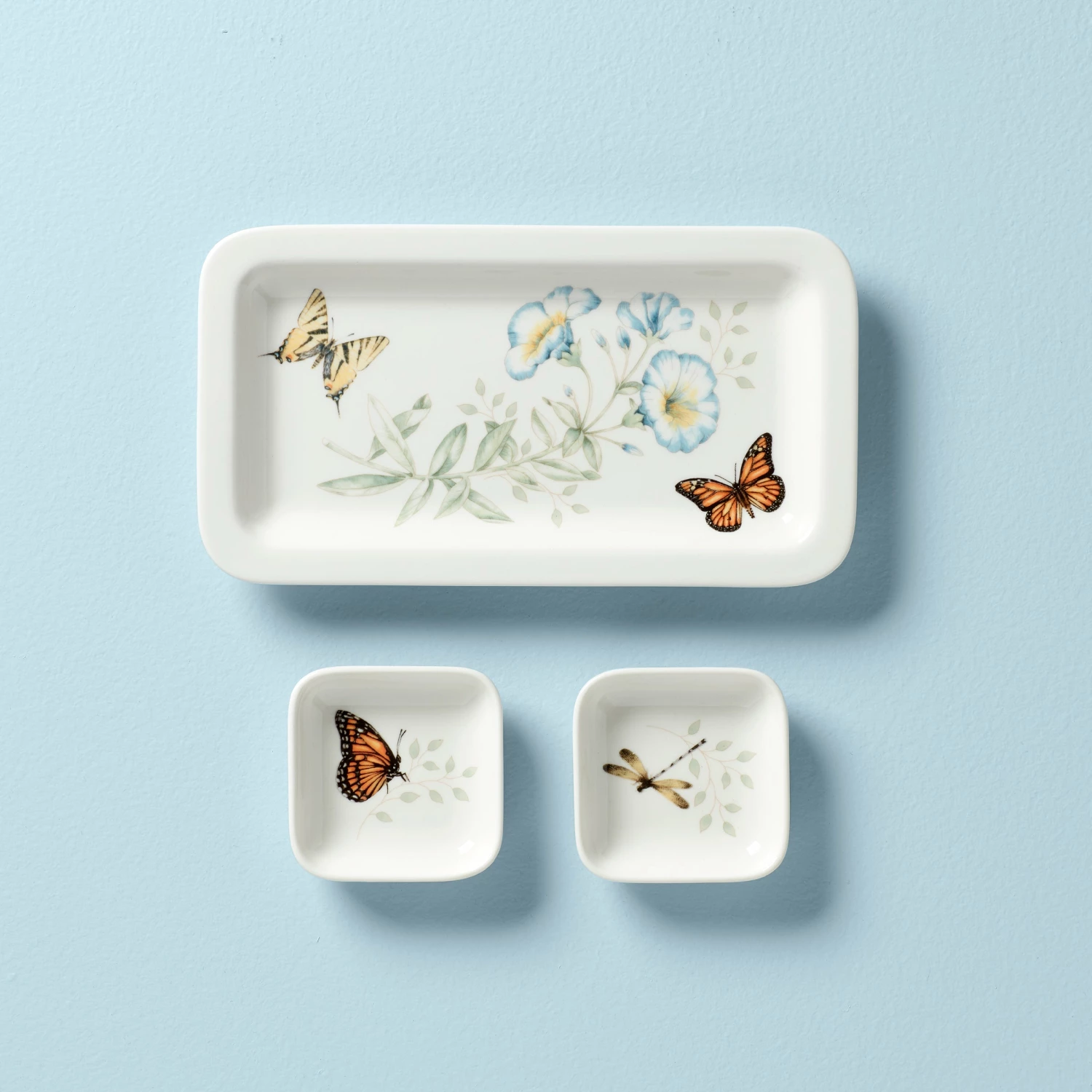 Lenox Butterfly Meadow Sushi Plate & Bowls Dinnerware