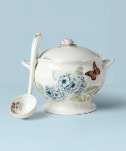 Lenox Butterfly Meadow 2-Piece Tureen & Ladle Set