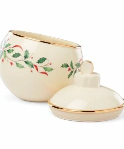 Lenox Holiday Ornament Cookie Jar Dinnerware
