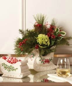 Lenox Dinnerware Holiday Sleigh Centerpiece Bowl