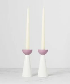 Kate Spade Oak Street 2-Piece Candlestick Set Home Décor