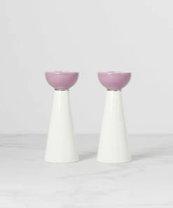 Kate Spade Oak Street 2-Piece Candlestick Set Home Décor