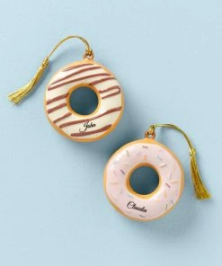 Lenox Forever Friends Donut 2PC Ornament Set Personalized Ornaments