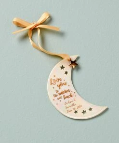 Lenox Love You To The Moon & Back Ornament Personalized Ornaments