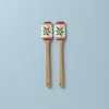Lenox Holiday Handpaint Stripe 2-Piece Spatula Set Kitchen