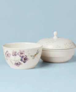 Lenox Butterfly Meadow 3-Piece Stackable Bowl Set
