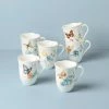 Lenox Dinnerware Butterfly Meadow 6-Piece Mug Set