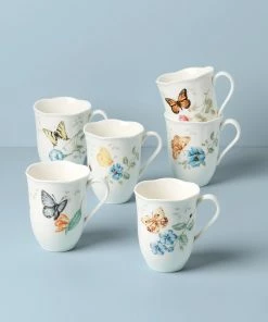 Lenox Dinnerware Butterfly Meadow 6-Piece Mug Set
