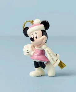 Lenox Personalized Ornaments Minnie Mouse Snowball Ornament