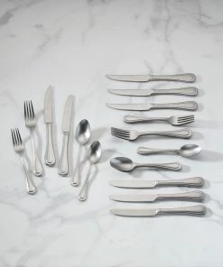 Lenox Textured Neutrals 24-Piece Flatware Set
