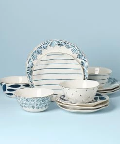 Lenox Blue Bay 12pc Dinnerware Set