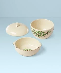 Lenox Holiday Stackable Bowl Set Dinnerware