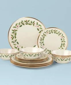 Lenox Dinnerware Holiday 12-Piece Plate & Bowl Set