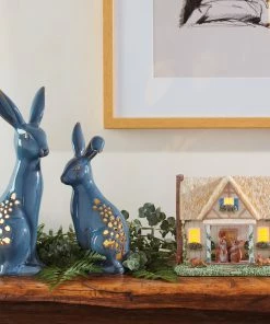 Lenox Home Décor Floral Easter Light-Up Cottage Figurine