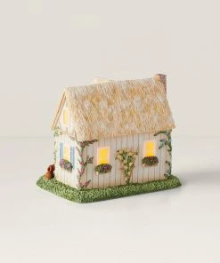 Lenox Home Décor Floral Easter Light-Up Cottage Figurine