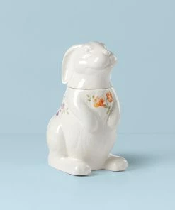 Lenox Dinnerware Butterfly Meadow Bunny Cookie Jar