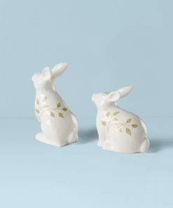 Lenox Dinnerware Butterfly Meadow Bunny Salt & Pepper