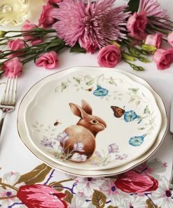 Lenox Butterfly Meadow Bunny 4-Piece Accent Plate Set