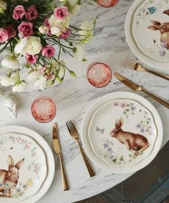 Lenox Butterfly Meadow Bunny 4-Piece Accent Plate Set