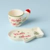 Lenox Hosting The Holidays Cookies For Santa 2-Piece Set Dinnerware