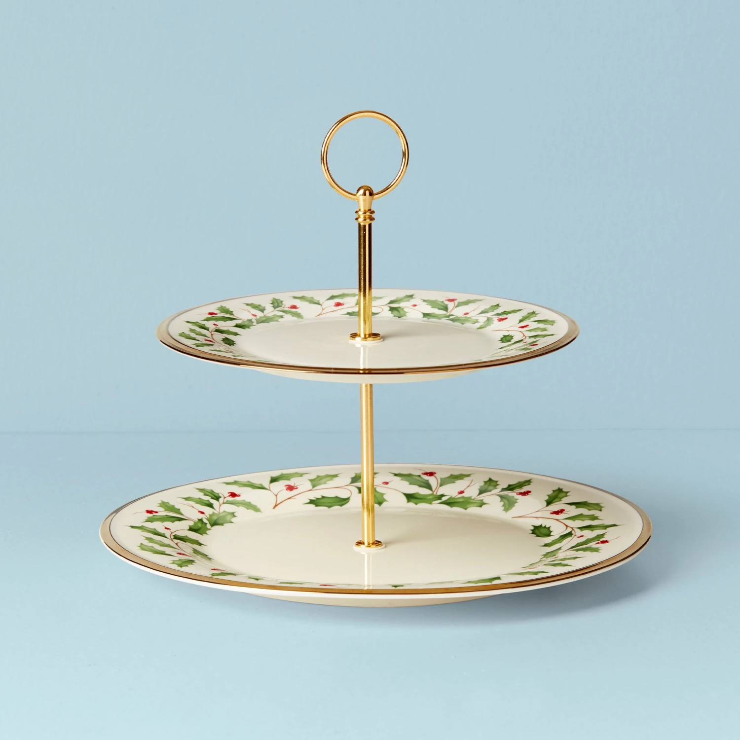 Lenox Holiday 2-Tiered Server Dinnerware