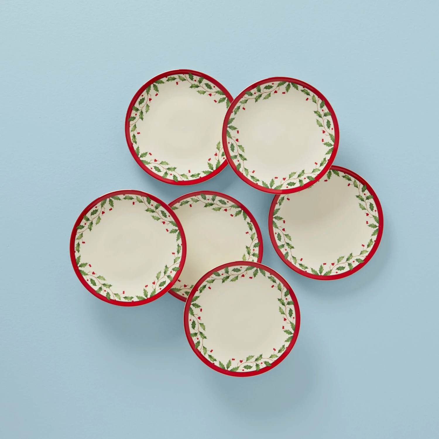 Lenox Dinnerware Holiday 6-Piece Accent Plate Set