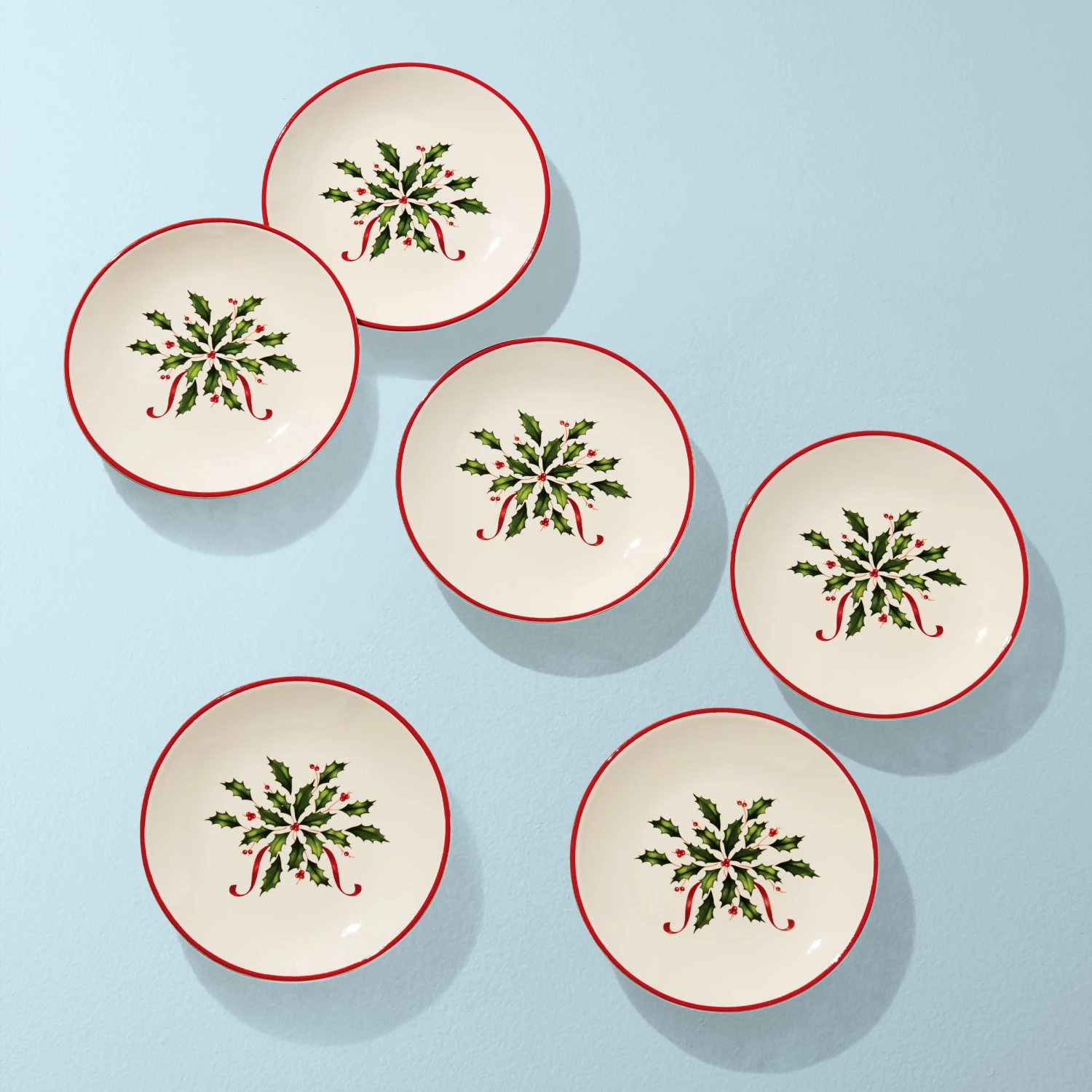 Lenox Holiday 6-Piece Party Plate Set