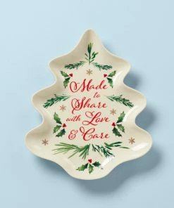 Lenox Holiday Tree Giving Plate