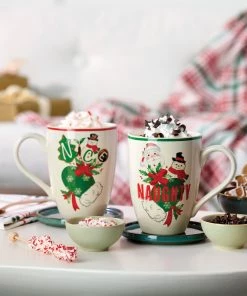 Lenox Holiday 2-Piece Naughty & Nice Mug Set