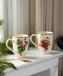Lenox Holiday 2-Piece Naughty & Nice Mug Set