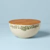 Lenox Holiday Bamboo Serve Bowl With Lid