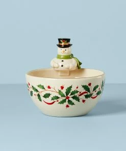 Lenox Holiday Snowman Bowl Dinnerware
