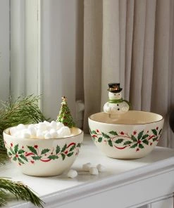 Lenox Holiday Snowman Bowl Dinnerware