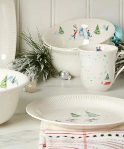 Lenox Profile Snow Day 4-Piece Bowl Set Dinnerware