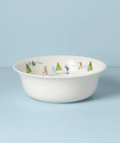 Lenox Dinnerware Profile Snow Day Serving Bowl