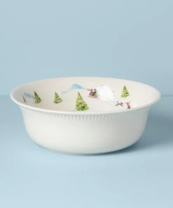 Lenox Dinnerware Profile Snow Day Serving Bowl