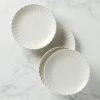 Lenox French Perle Scallop 4-Piece Dinner Plate Set Dinnerware