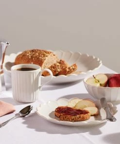 Lenox French Perle Scallop Dinner Plate